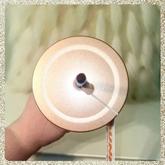 🍩 NWT Dunkin' Donuts Iridescent Champagne Gold 24oz SS Tumbler - Picture 2 of 5